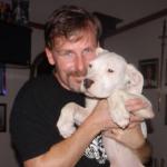 Daddy with Rosie.